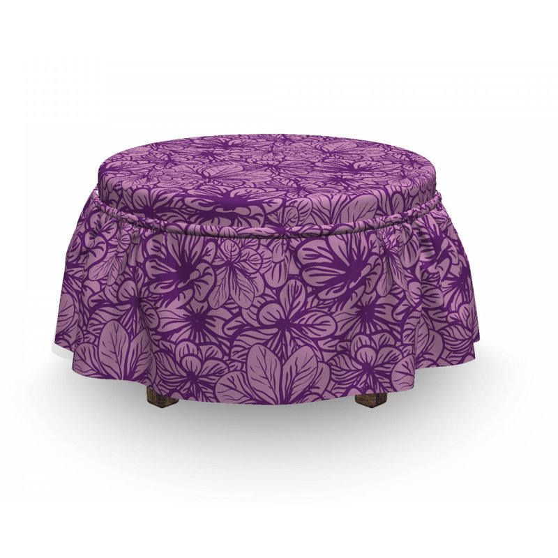 Box Cushion Ottoman Slipcover