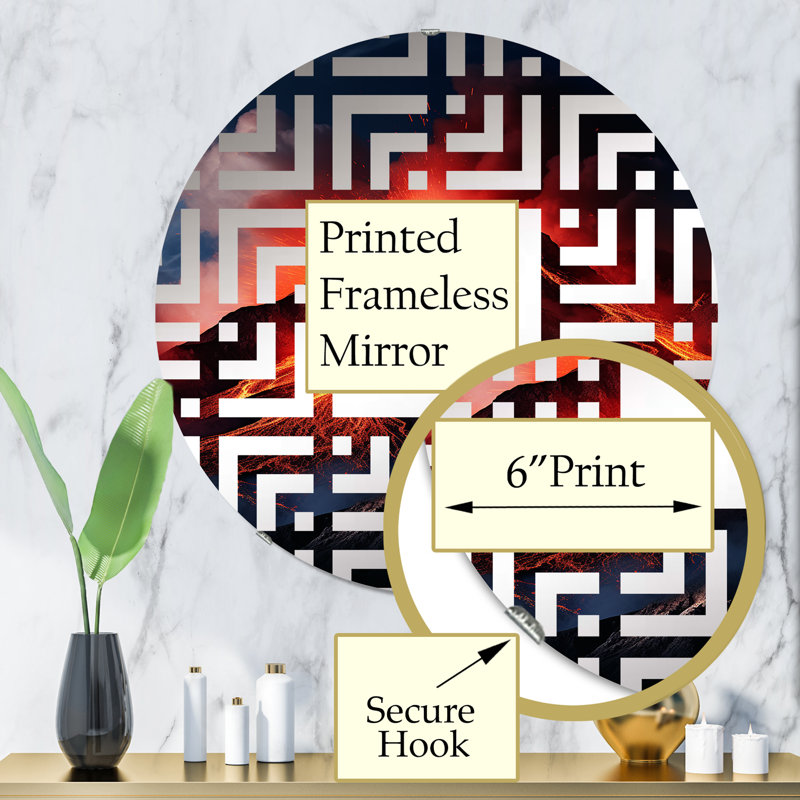 Circle Mirror, 31.4" x 31.4"