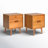 Aizlyn Mid-Century Modern Solid Wood Groove-Handle Nightstands-873594408