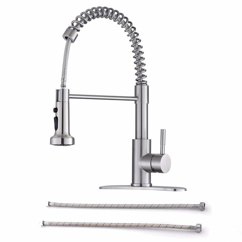 Kitchen Faucet With Pull-Down Spray Head