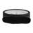 Modern Clock Metal Glass Wood Steel Roman Numerals 7" Black and White Tabletop Decor for Home Office Bedroom Living Room