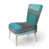 Turquoise/Black selected