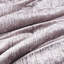 Édredon en velours froissé 5 pièces pour très grand lit - Revers en microfibre, aspect plissé, rembourrage, les coussins décoratifs doivent être rembourrés s'ils sont compressés avec un édredon, 2 taies décoratives, coussins, 100% charmeuse