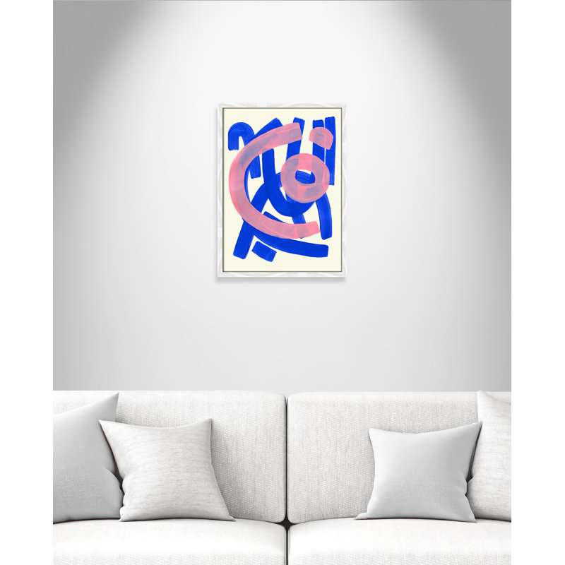Impression Funky Beat par Haniff, White Woodgrain, 17'' W x 23'' H, Framed Print