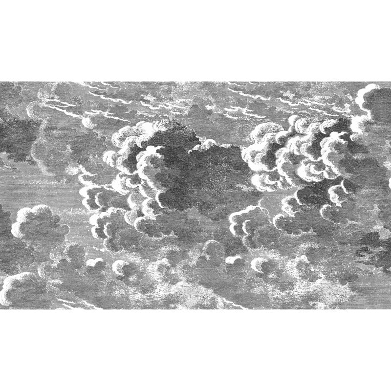 Fornasetti Senza Tempo Wallpaper Roll, Black/White