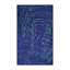 Tapis bleu soyeux et moelleux-1756335759