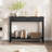 Console Table With 2 Drawers, Farmhouse Sofa Table With Storage Shelf, Accent Wood Entryway Table-106000298