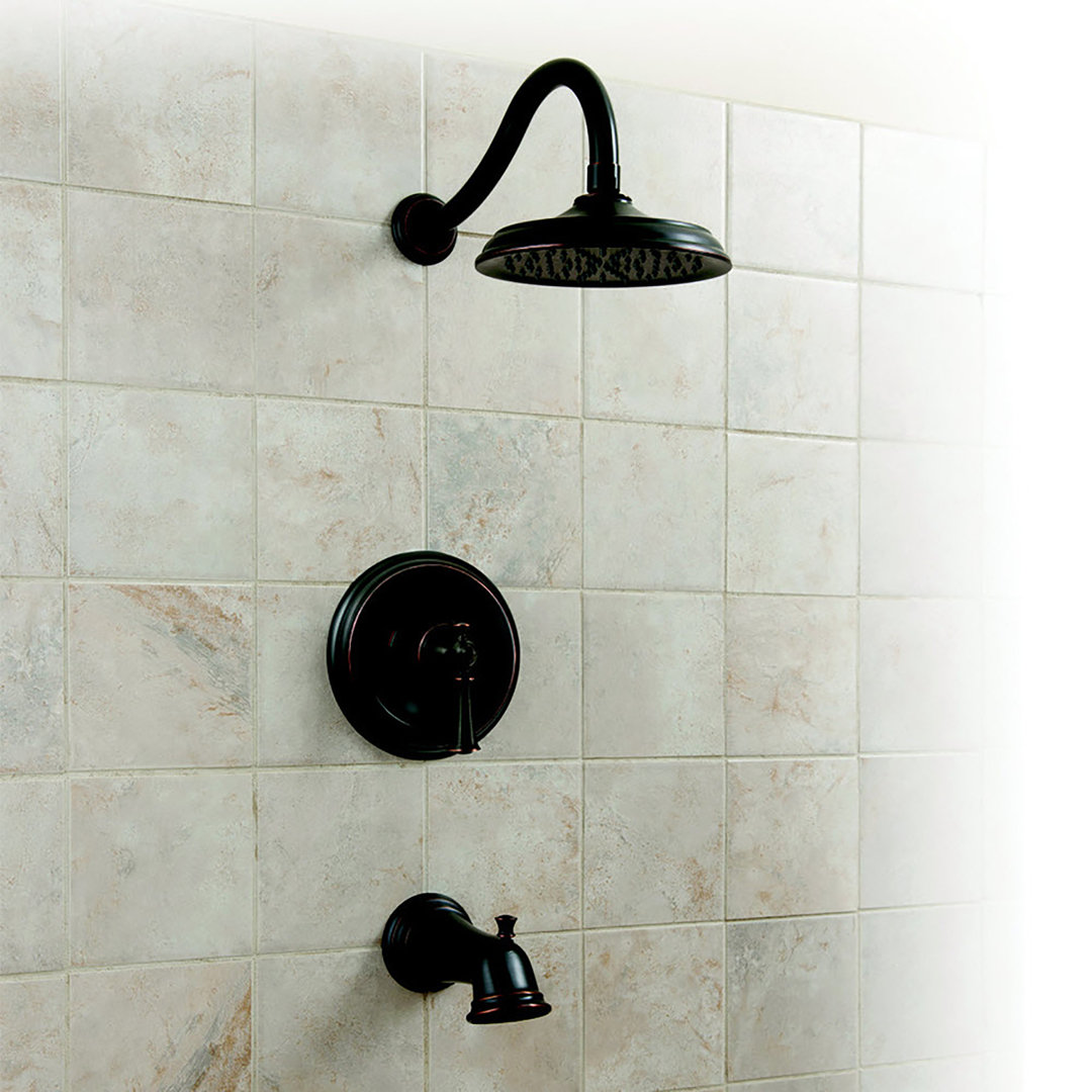 Annette Tub & Shower Faucet with Rough in-Valve Tosca