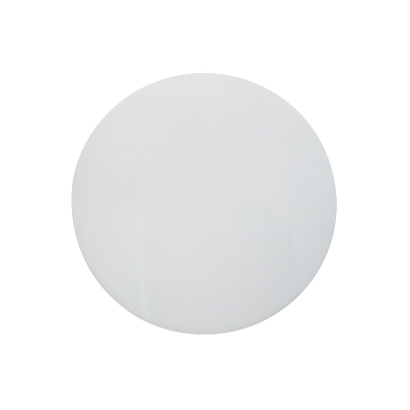 Ambiance - Applique murale ronde à rétroéclairage à température de couleur réglable ADA, Blanc brillant