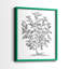 Reproduction encadrée de qualité I - Premium de B&W Plant - prêt à être accroché - aucun clou requis - aucun clou requis-94726751-94726757