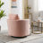 Yelina Polyester Slipcovered Swivel Barrel Chair-1776697181