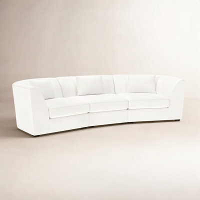 Krista 3-PC Curved Sofa