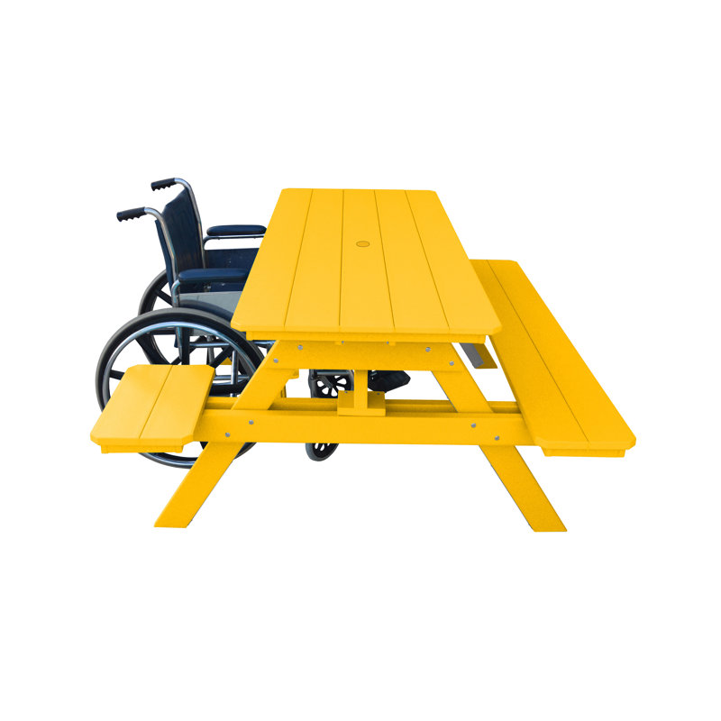 Table de pique-nique Azor, Jaune citron
