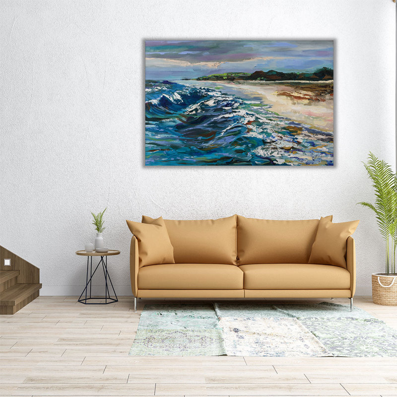 Rough Surf - reproduction d'art sur toile, H 20 po x l 30 po