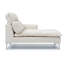 Chaise longue rembourrée Meshawn avec appui-tête réglable-2074531046