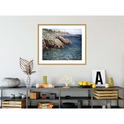 La Méditerranée (Cap d'Antibes) par Claude Monet, impression giclée encadrée