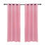 Paire de rideaux occultant et isolant en microfibre à pois-540114917-540114918