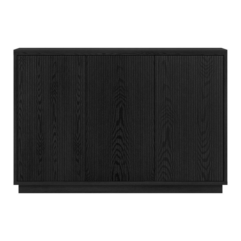 Brottman 120.5cm Sideboard, Black Grain