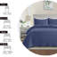 Ensemble de couvre-lit en microfibre embossée - Ensemble de literie moderne et léger avec taies décoratives-122058456-122058480