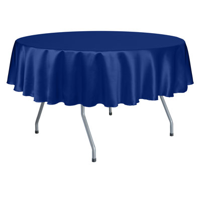 Ultimate Textile -25 Pack- Herringbone - Fandango 84-Inch Round Tablecloth, Royal Blue