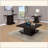 Engineered Wood Pedestal Console Table