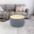 100% polyester gris foncé