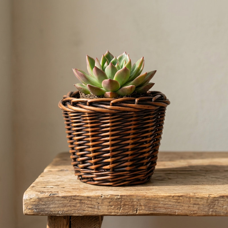 Panier compact en osier