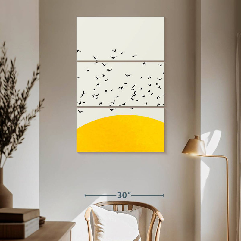 Oberle A Thousand Birds, 65" H x 42" W
