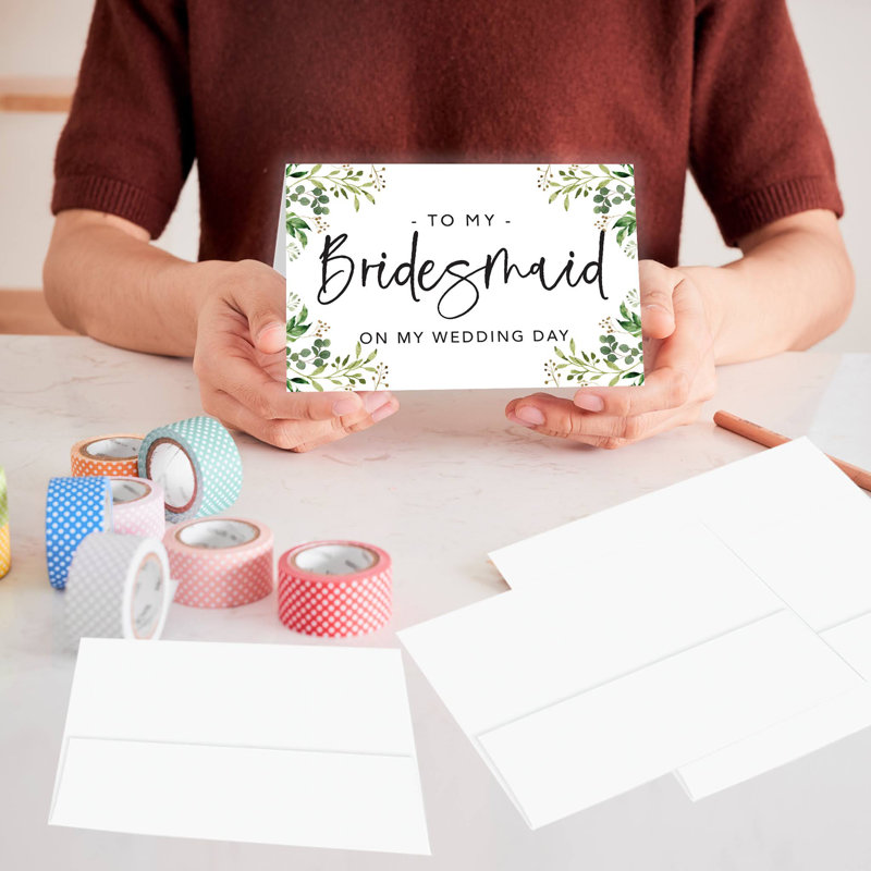 Ensemble de cartes-cadeaux de mariage avec enveloppes