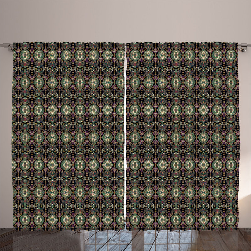 Semi Sheer Curtain Pair