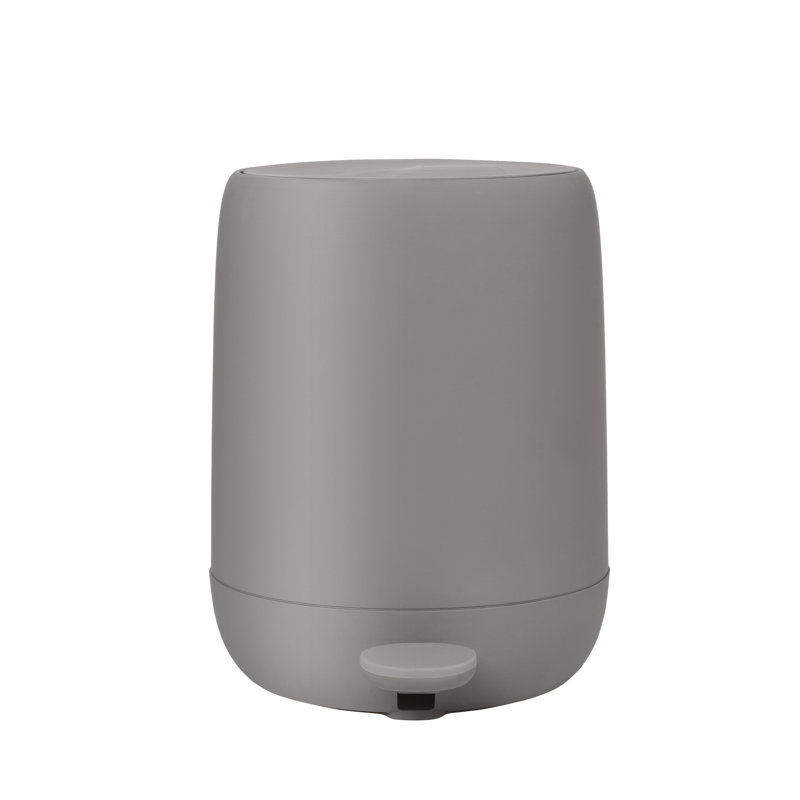 Sono 1.3 Gallon Step On Trash Can, Satellite, 0.8 gal