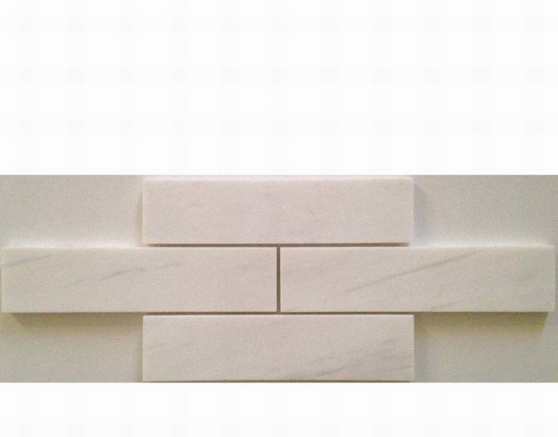 SMPL/S 2x8 BIANCO VENATO HONED