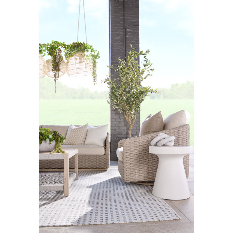 Fauteuil à bascule pivotant extérieur Caspian