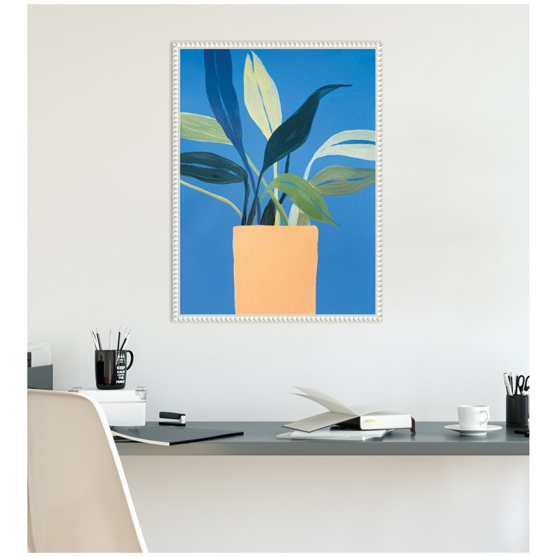 "House plant" par Emma Daisy, reproduction d'art sur toile encadrée