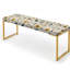 Banc floral rembourré or-1750883606