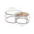 Orkney Glass Top Nesting Coffee Table