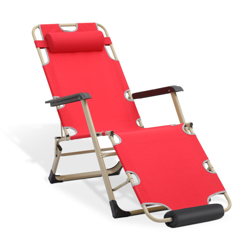 Chaise de plage Linntown, Rouge