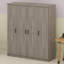 Armoire fonctionnelle à 4 portes avec tiroir pratique-770461505