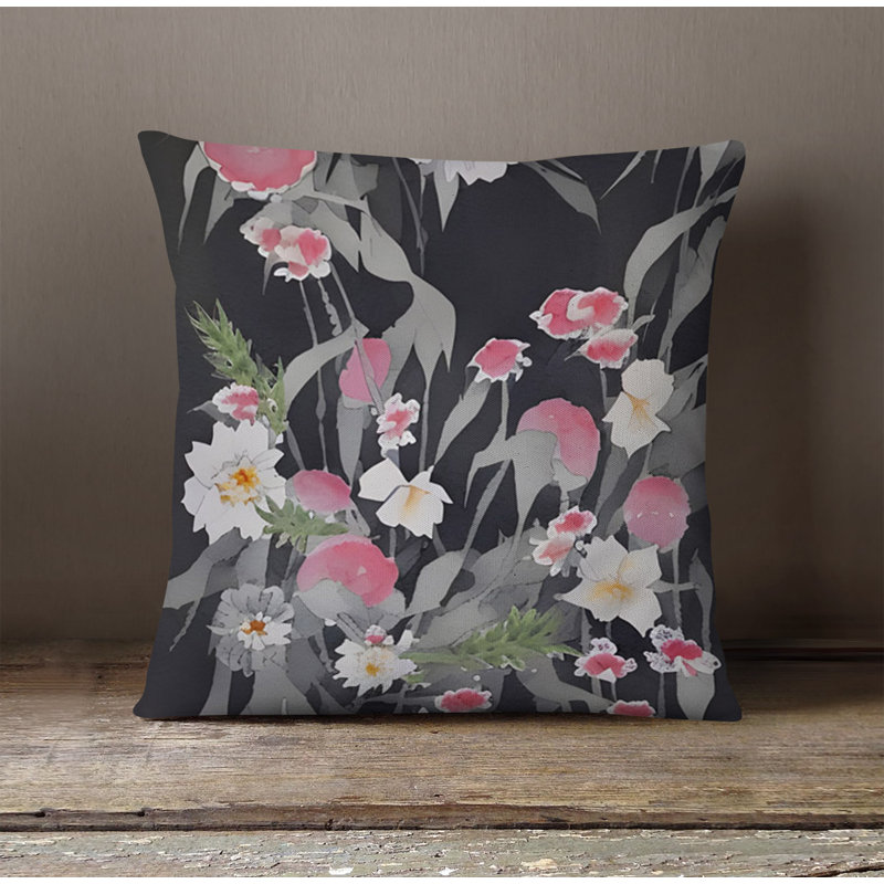 Throw Pillow, 16"H x 16"W, Pillow Cover Only - No Insert