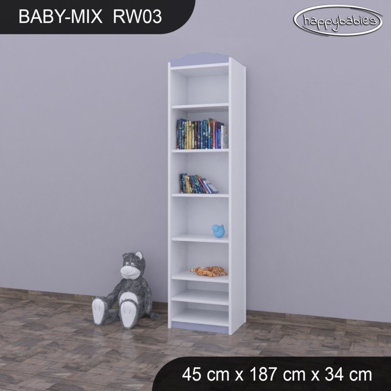 Baby Mix 187cm H X 45cm W Kids Cube, Grey