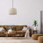 Ibiza Linen Drum Lamp Shade-604013827-604013873