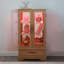 Vitrine lumineuse en verre avec tablettes réglables-122642799
