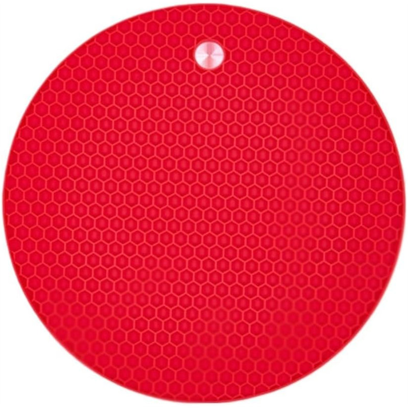 Tapis de table en silicone 4 pièces, Rouge