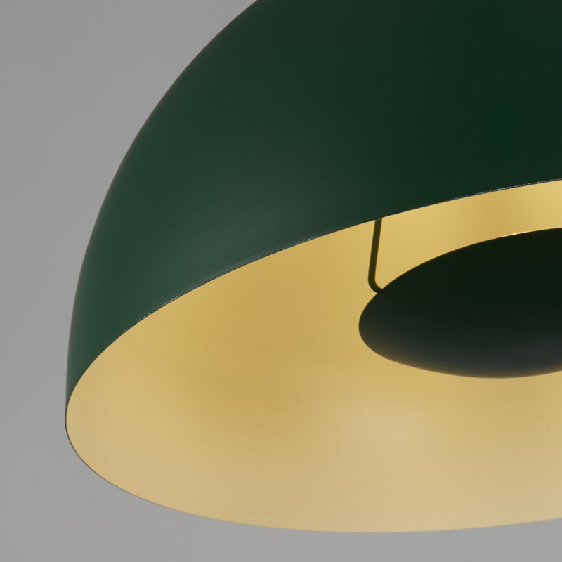 Palanga 1 - Light Pendant, Green, 20.5cm H x 25cm W, Green