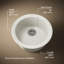 Porto Fino™ Top-Mount/Under-Mount Bar Sink-1747029