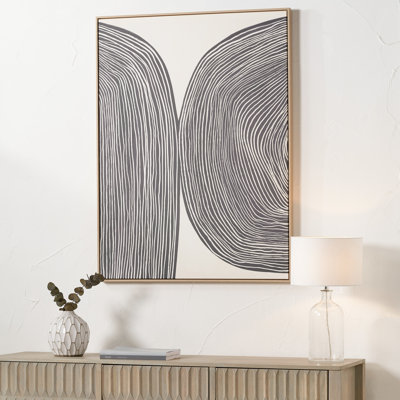 Floater Frame Painting on Canvas
