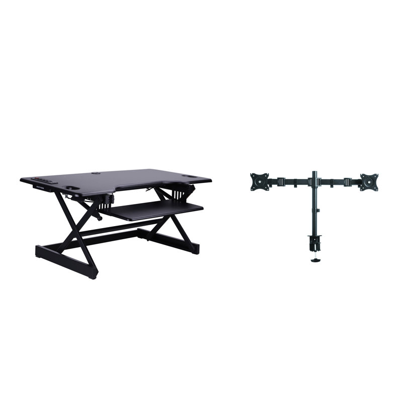  Convertisseur de bureau pour travailler debout 46 po. Noir