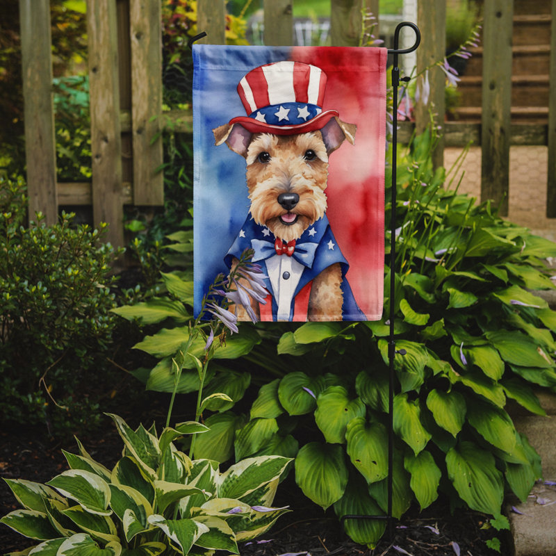 Drapeau patriotique du jardin américain, Lakeland Terrier