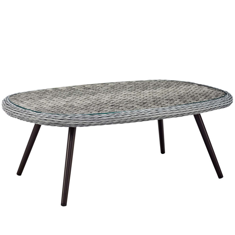 Table basse d'extérieur en rotin Endeavor