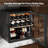 Ca'lefort 14 Bottle Wine Fridge with Reversible Door, Adjustable Shelves, 37–65°F Precise Temperature Control Wine Cooler, Compressor Cooling System, 3-Color LED Lighting, 2-layer Glass Door Wine Refrigerator, Perfect for Kitchen, Dining Room, Home Bar-128317460